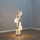 Lampadaire en verre de Murano par Toni Zuccheri pour VeArt, Italie, années 1970