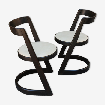 Pair of Halfa chairs by Baumann