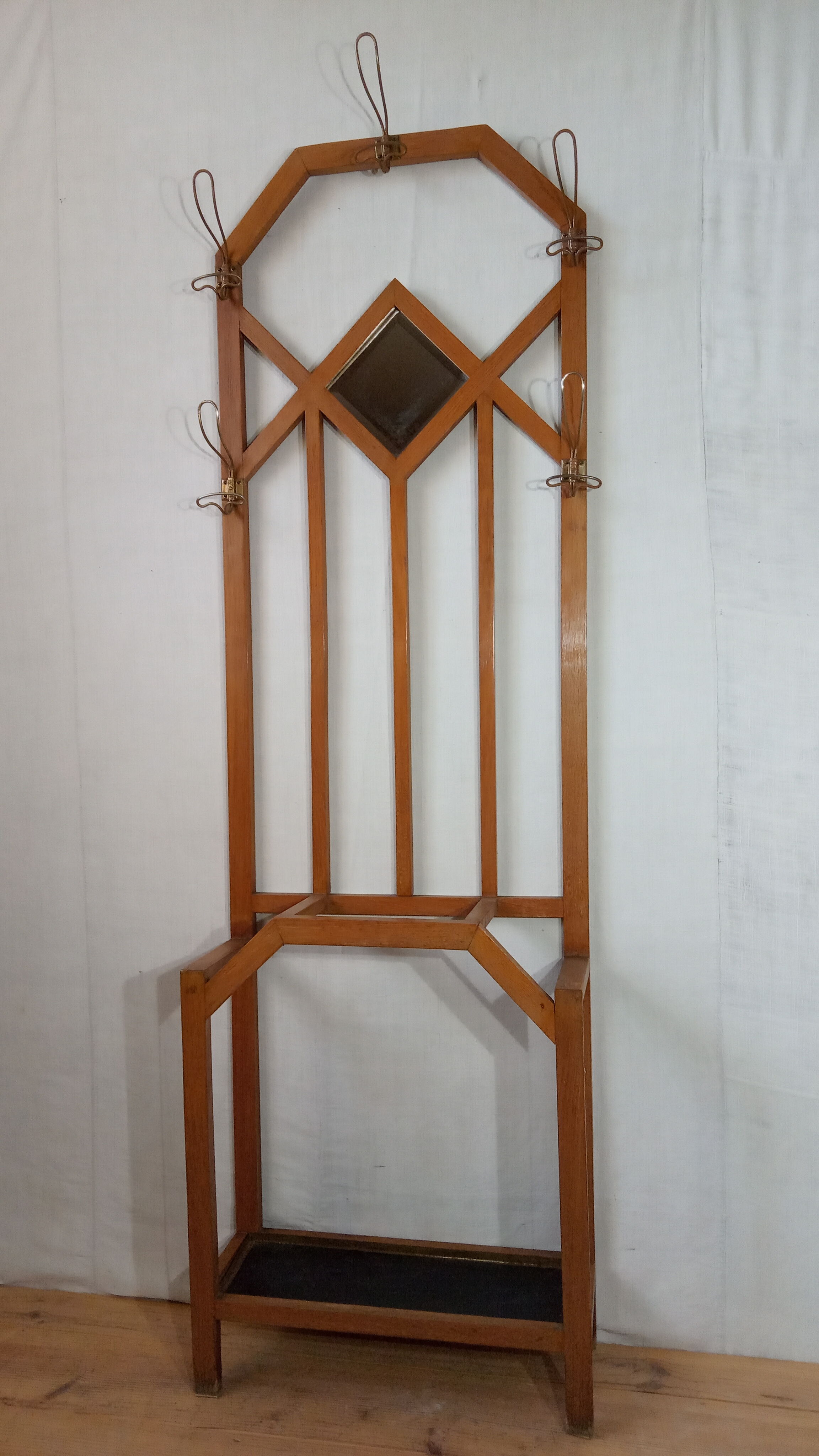 Oak coat rack, 1940