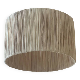 Raphia lampshade suspension bohemian vintage rattan - d30 cm