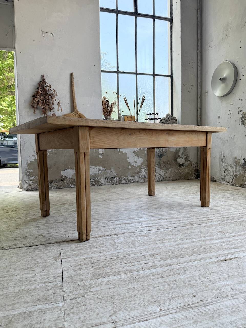 Ancienne table de ferme en chêne