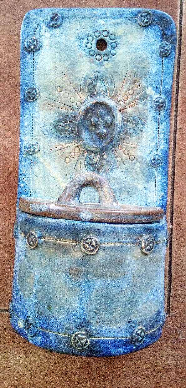 Pottery salt pot Françoise Chedeville