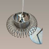 Pair of 70's Andrea Lazzari pendant lights for Morosini