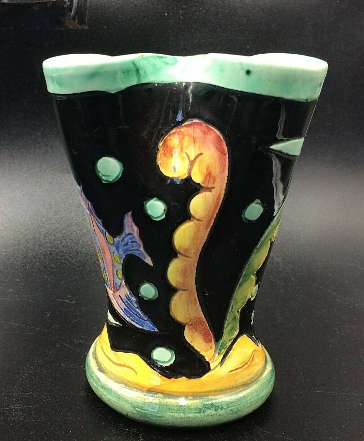 Grandjean-jourdan vase vallauris decoration seabed free form