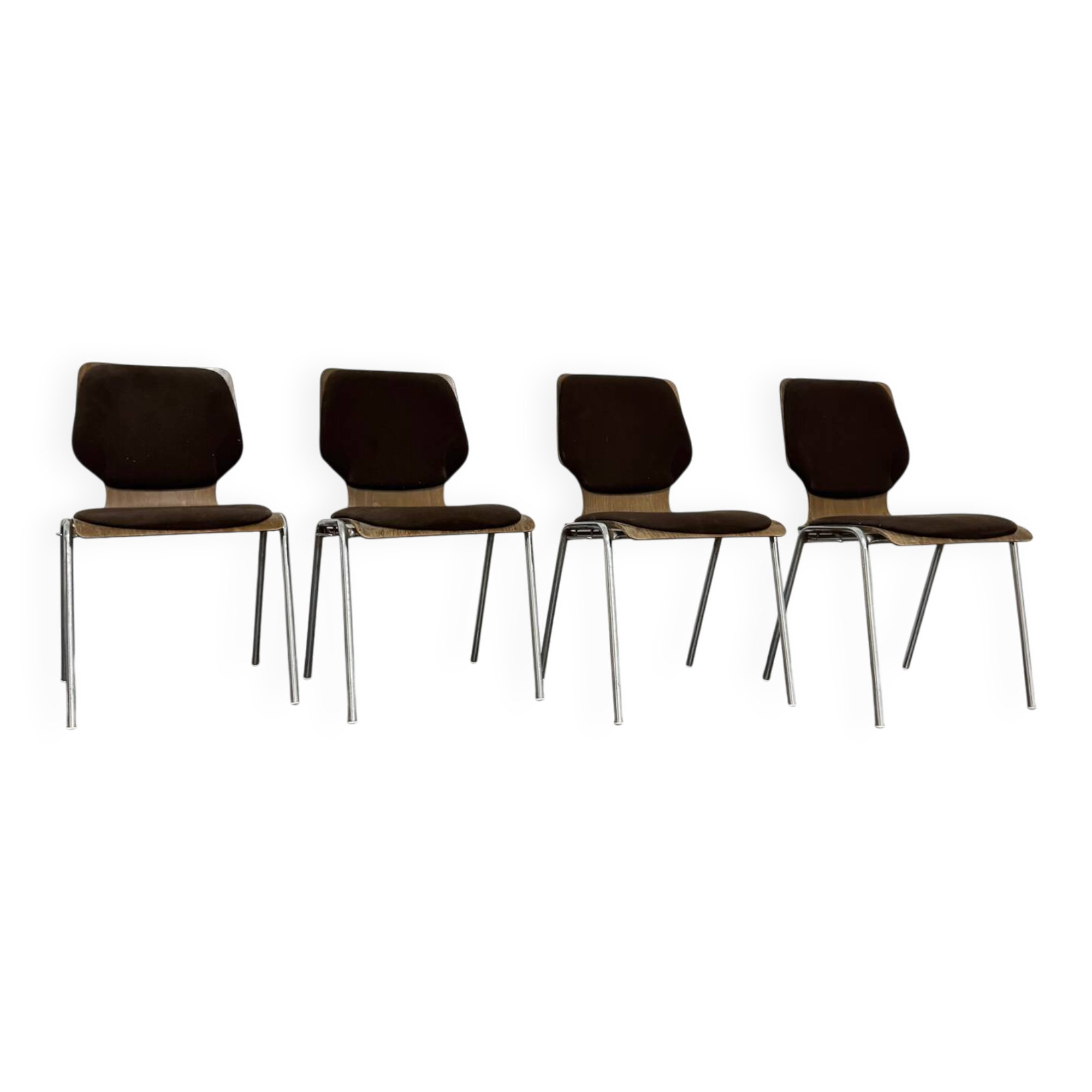 Carlo Ratti Style Set Da Pranzo 4 Sedie Design Modernariato Anni ‘70