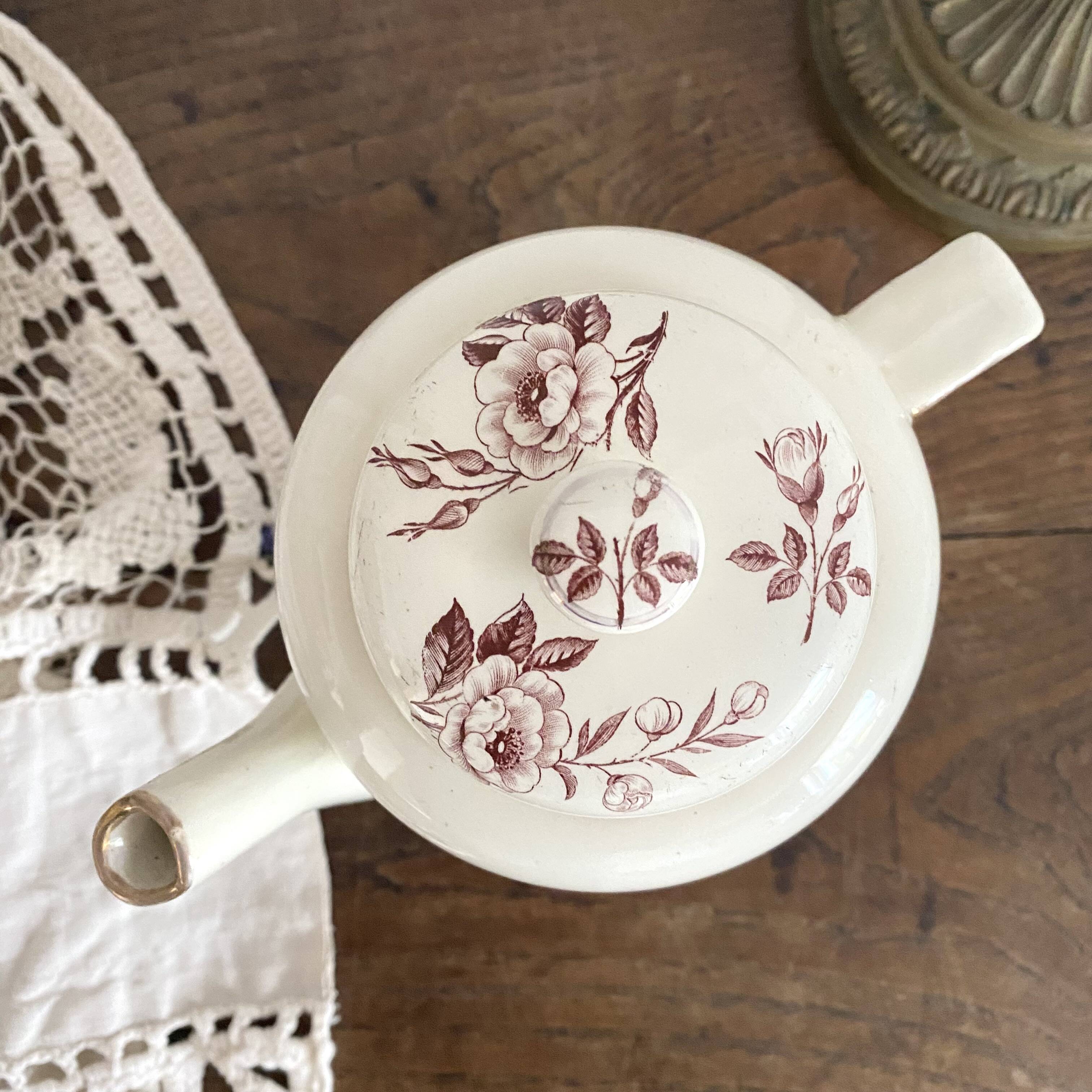 Antique ironstone teapot