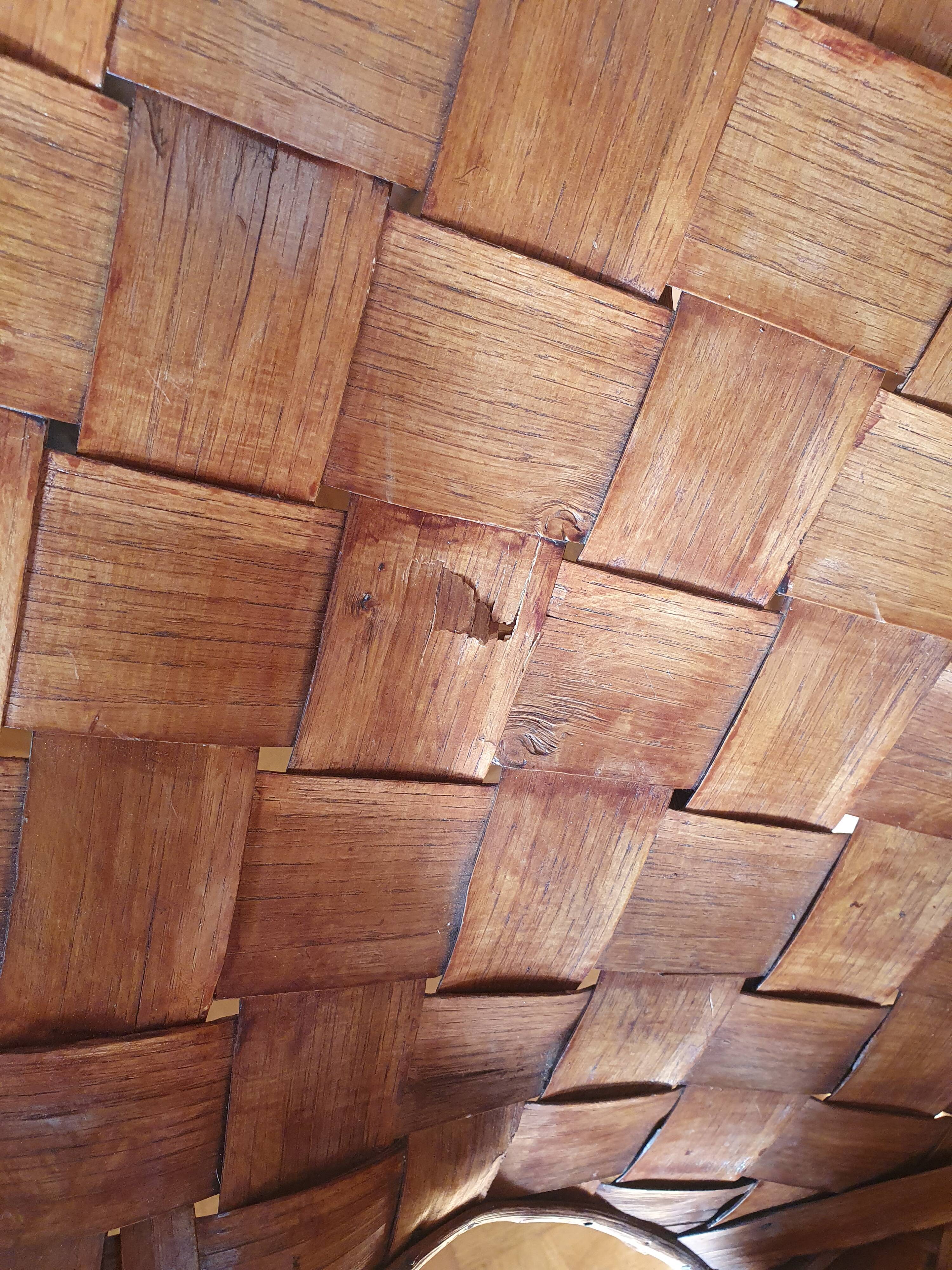 Pair of armchairs in chestnut