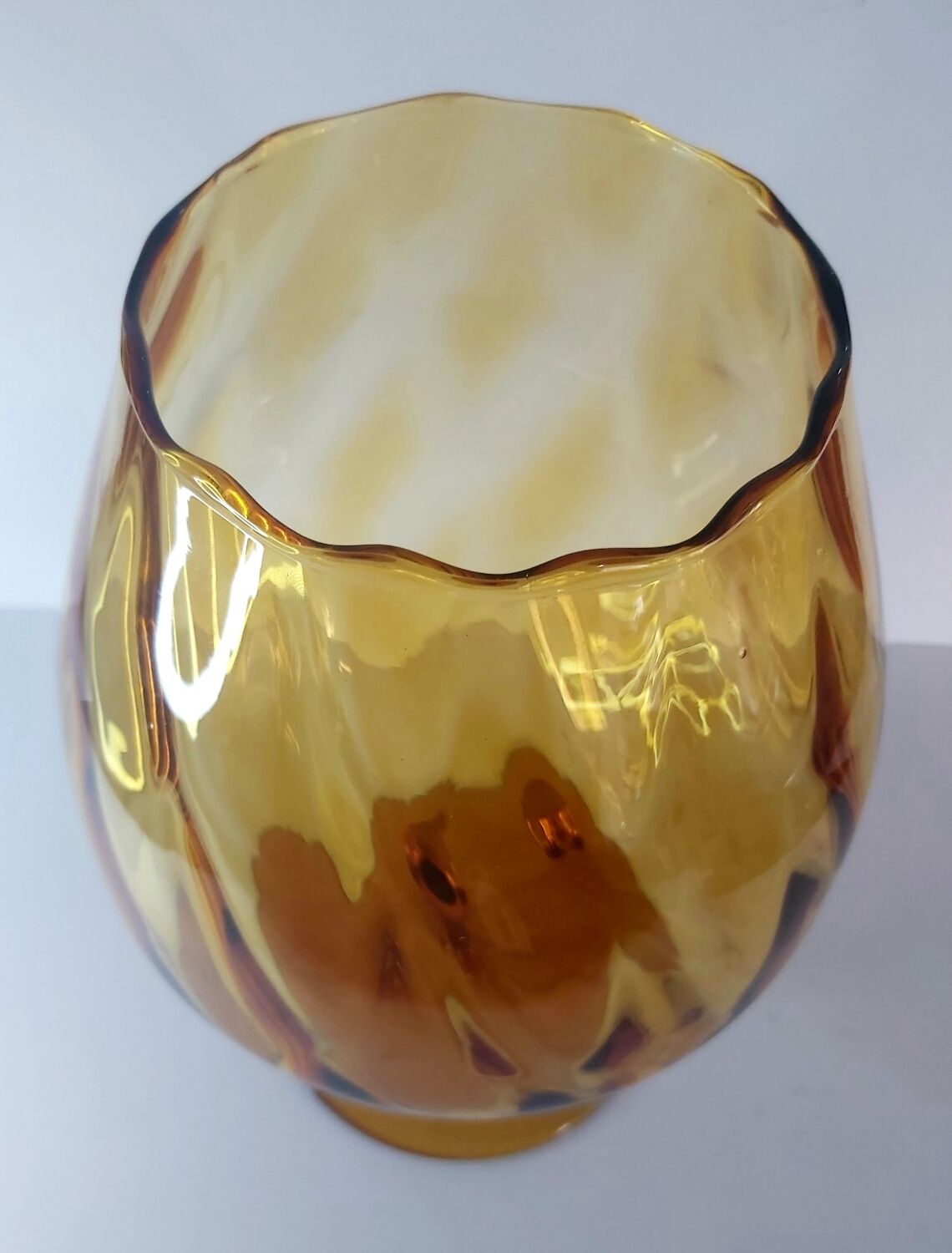 Cognac glass vase from the 70's