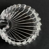 Vintage crystal shell ashtray