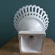 Malicorne Bourg-Joly openwork fruit bowl signed Moreau