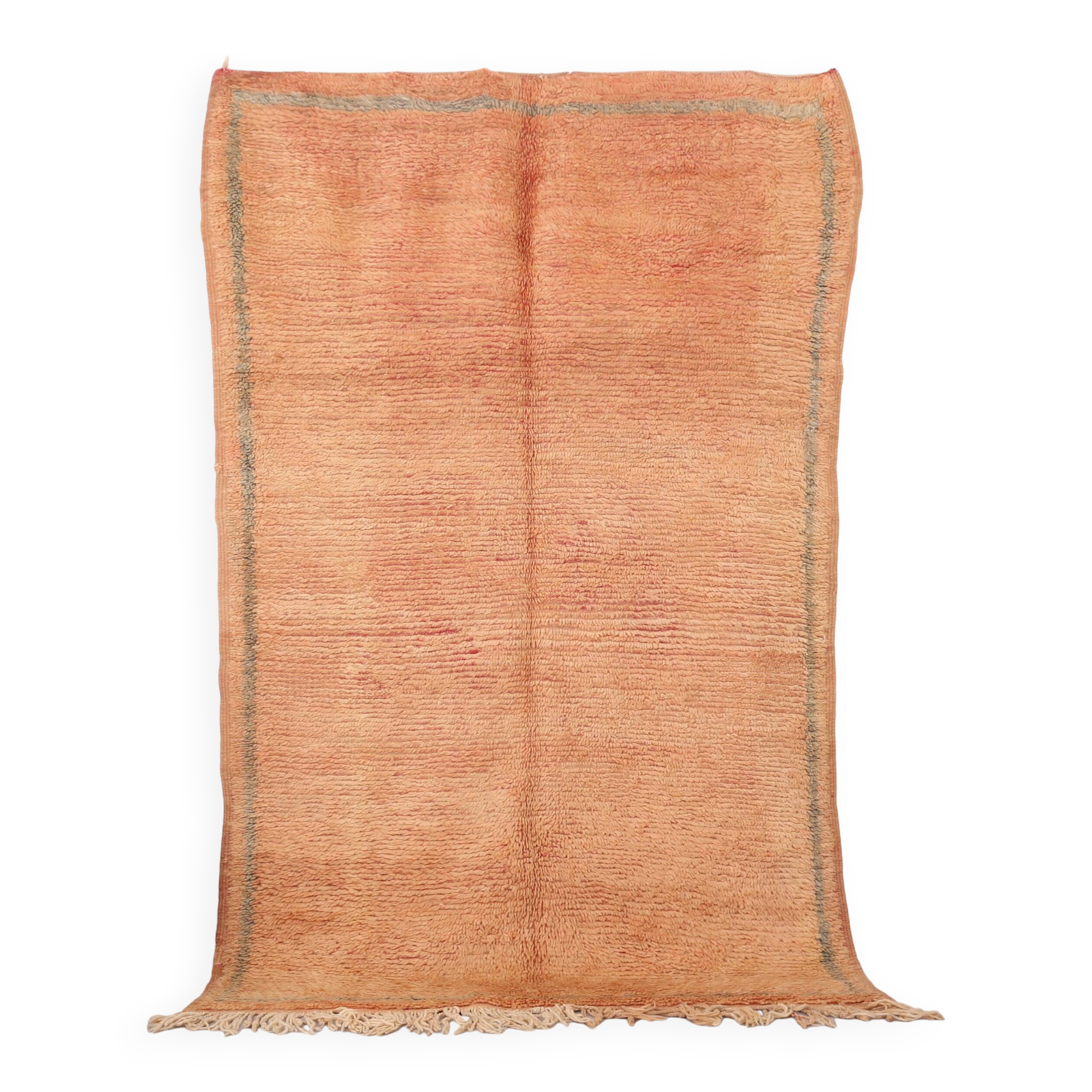 Peach Vintage Moroccan Rug 144 x 226 cm -