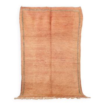 Peach Vintage Moroccan Rug 144 x 226 cm -