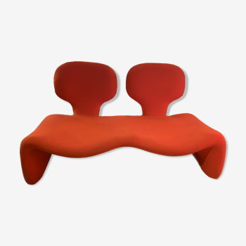 SOFA "DJINN" BY OLIVIER MOURGUE EDITION AIRBORNE - ORANGE-RED