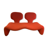 SOFA "DJINN" BY OLIVIER MOURGUE EDITION AIRBORNE - ORANGE-RED