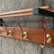 Scandinavian coat rack wardrobe in teak from the 1960s.
