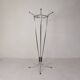 Freestanding Tubax coat rack with 4 tubes and 12 hooks, 1950s
