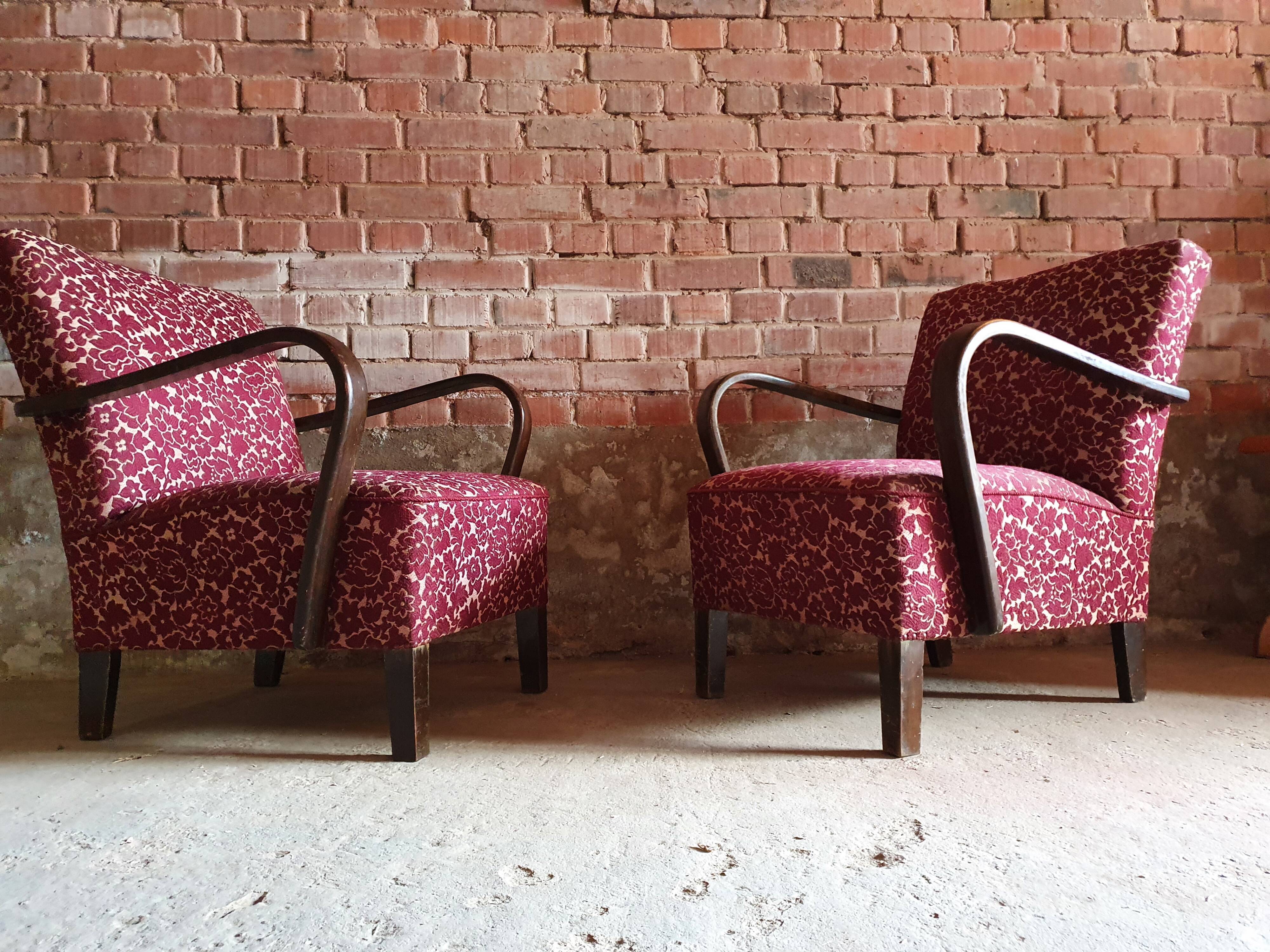 Paire de fauteuils 1950