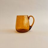 Biot glass pitcher
