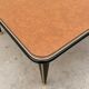 Table basse en skai et verre, 1960