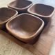 Plateau apéro en bois vintage