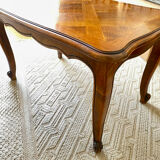 Louis XV regency coffee table in solid walnut