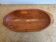 Large monoxyle solid wood bowl