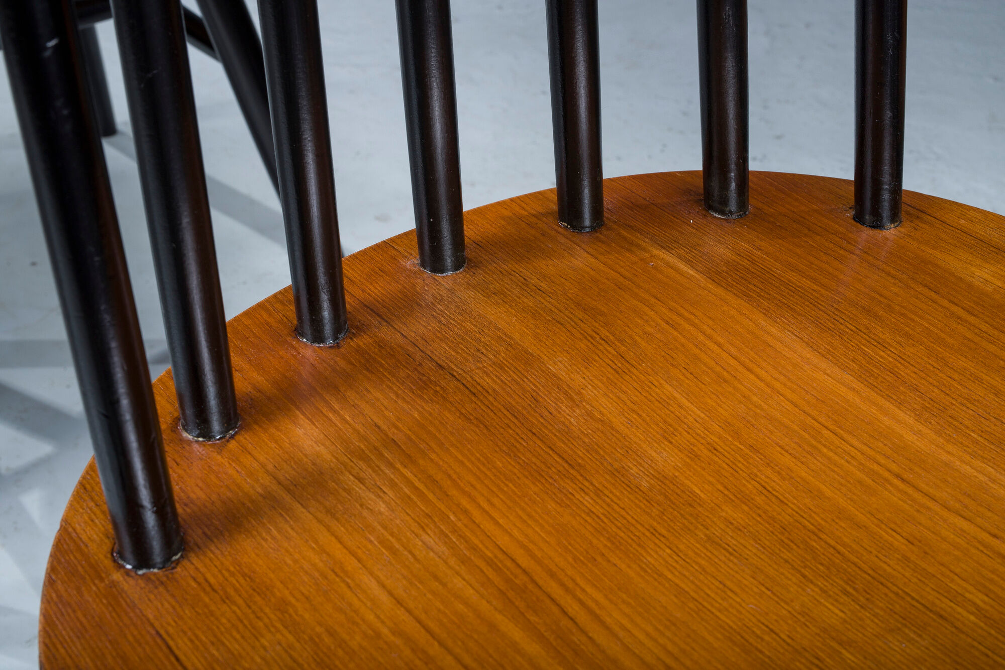 French Fanett Beech and Teak Chairs by Ilmari Tapiovaara, 1960s, Set of 6