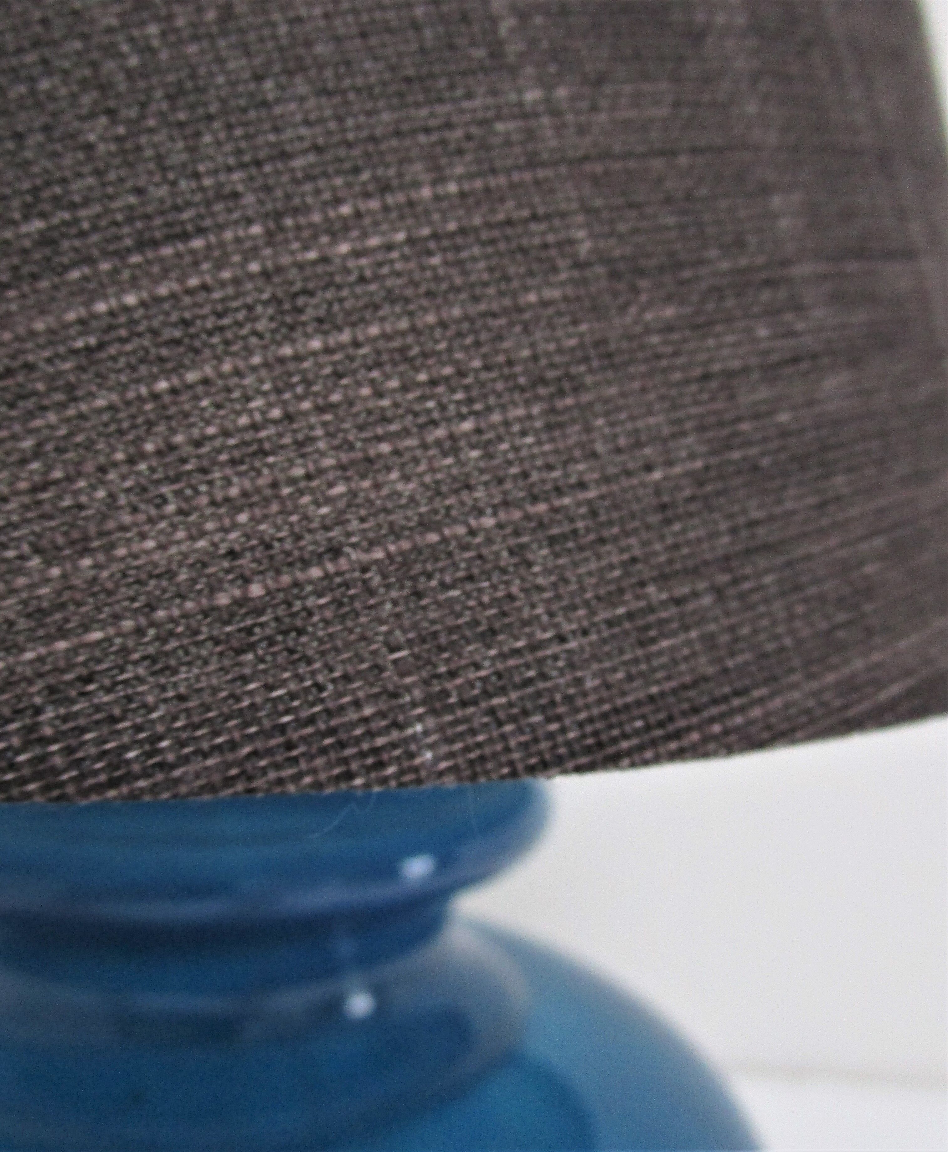 Vintage blue glass lamp 70