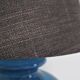 Vintage blue glass lamp 70