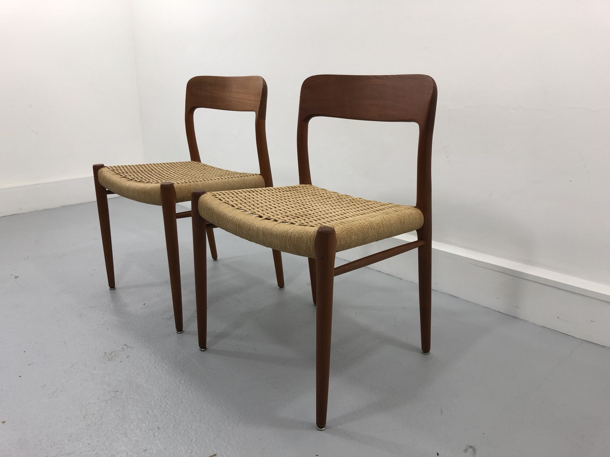 Danish Teak 56 chairs by Niels Otto Møller for J. L. Møllers
