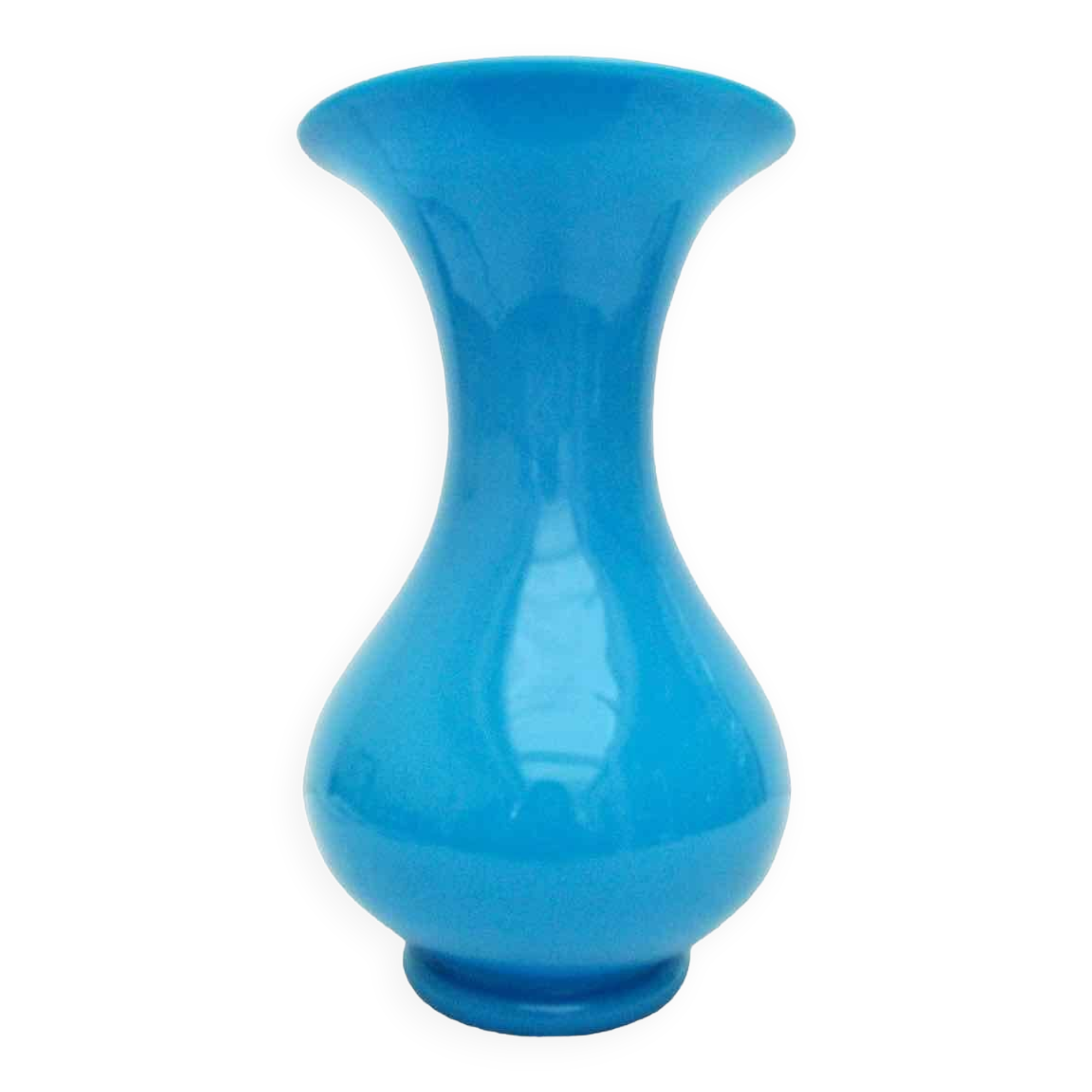 Blown opaline vase