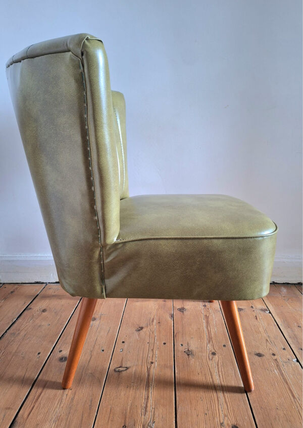Fauteuil cocktail vintage, meuble siège ancien