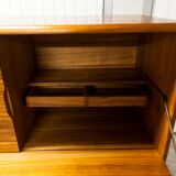 Scandinavian high enfilade 1960 solid teak