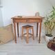 Antique solid wood desk – Late 19th century (1880-1900) – Restored
