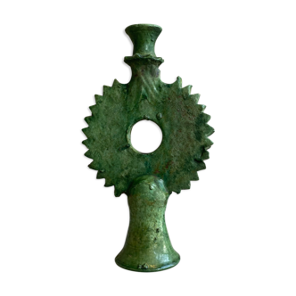 Tamegroute pottery candle holder
