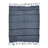 Blue & Black Ethnic Vintage Kilim Rug, 174x204Cm