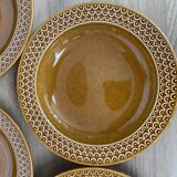 Set of 12 Pagnossin earthenware plates