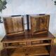 Low walnut buffet from the 18th century.