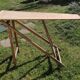 Wooden ironing board