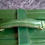 Leather suitcase