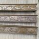 Old wooden curtain cover