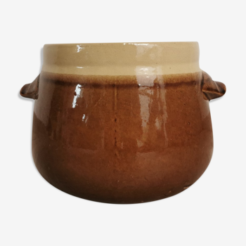 Pot en céramique ancien déco bohème champêtre