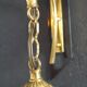 Pair of 1960 brass wall lamp