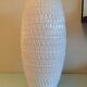 Ovoid vase in white ceramic pr Bay Keramik / vintage 60s-70s