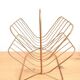 Vintage gold metal magazine rack