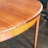 Teak dining table with extensions (4 to 6 people) by LB -