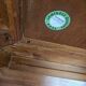Traditional brown wooden coffee table