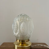 Art Deco globe table lamp