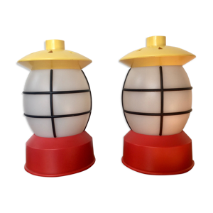 Paire de lampes Ikea, 1990s