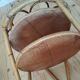 Vintage rattan bar – Portable – 60s–70s – Bohemian